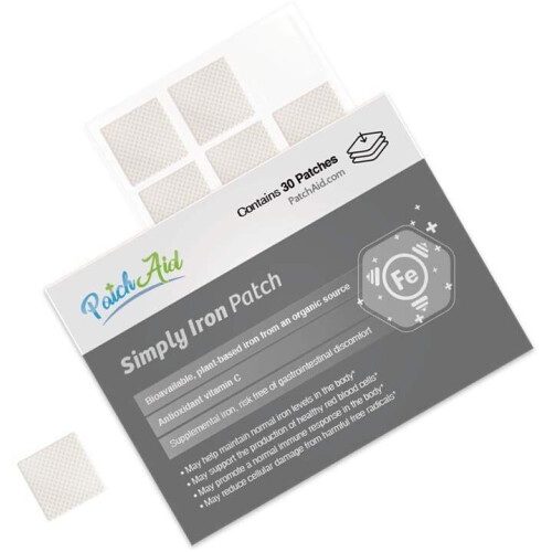Patch Aid Simply Iron Topical Patch - 30 Daily Patches 2