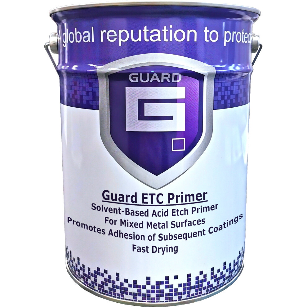 (5L Of Compatible Thinner) Acid Etch Primer For Aluminium & Other Metals - 5L 5056587008194