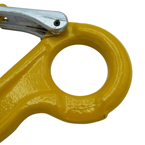 (Grade 80, 7MM) Lifting Chain Sling Hook Safety Catch (Fixed Eye) 1