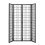 Living And Home (Black) 4-Panel Solid Wood Folding Room Divider Screen 5