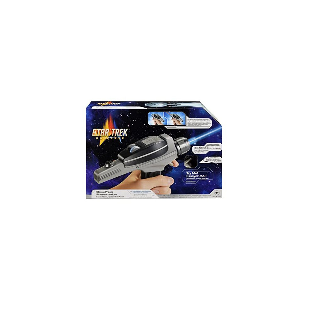 Bandai Original Series 10'' Star Trek Model Phaser With Realistic Sounds