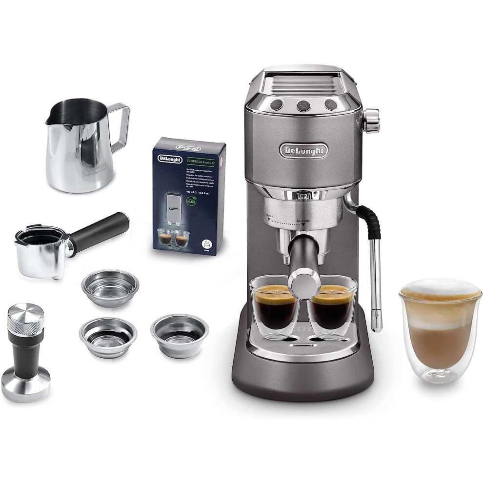 De'longhi Dedica Arte Barista Pump Manual Espresso Coffee Maker 1300W