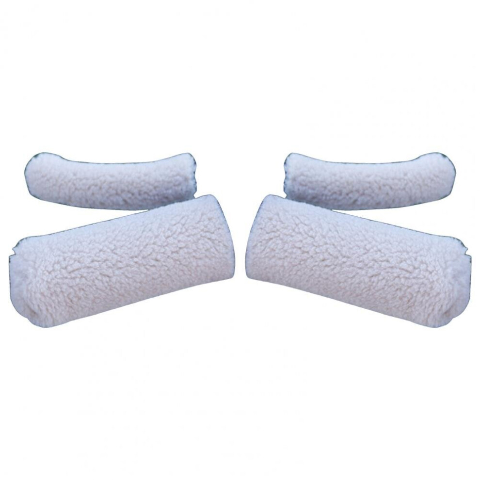 Photos - Grip & Bar End  4Pcs/Set Bar Grips Cover Furry Ergonomic Design Cycle Accessory Motorcycle Handle Bar Grips Brake Cover for Elect(a- Beige)