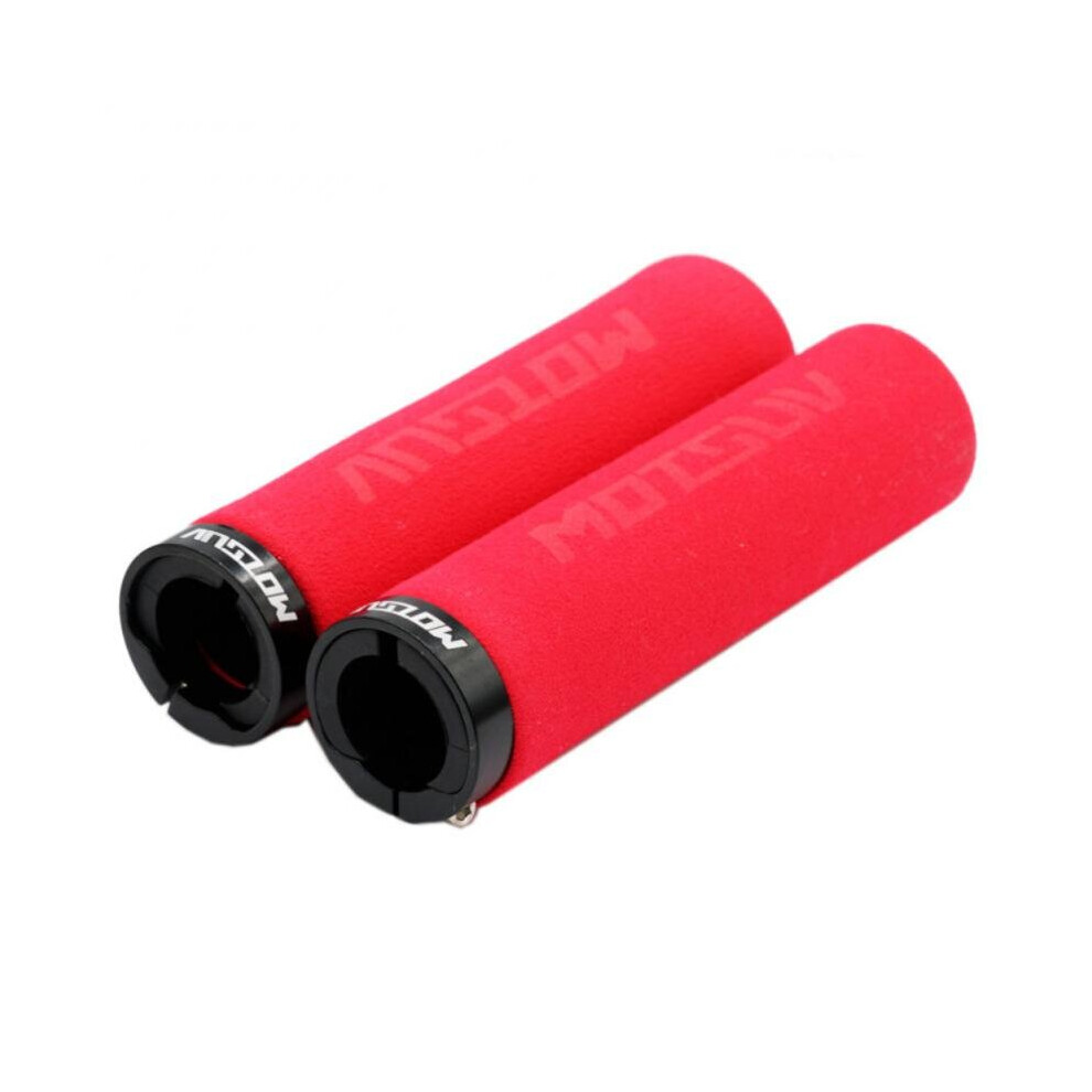 Photos - Grip & Bar End  ?????????? Bicycle Grips Super Light Sponge Non-Slip Shock AbsorptionType Road Handle Cycling Handlebar B(a-Red bike grips)
