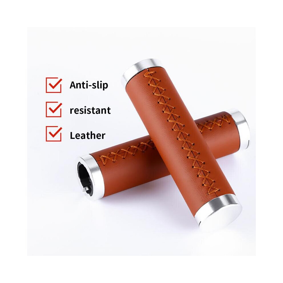 Photos - Grip & Bar End  Bicycle Grips Mountain Bike Handlebar Grips Lock Shock-absorbing Non-slip Mtb Cycling Handle Grip Bicicle(a-02 Handle Grip)