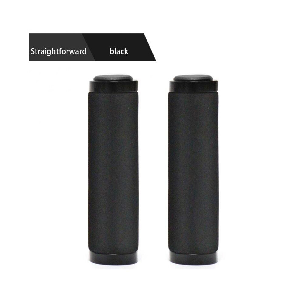 Photos - Grip & Bar End  Ultralight Bicycle Grips MTB Bike Road Bike Handle Sponge Handlebar Soft Grips Anti-slip Shock-absorbing Cycl(a-Black Grip)