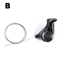 (a-B) 1pc High Quality Black Shift Levers Derailleur Bicycle Derailleur 3x7 Speed Trigger Shifters MTB Mountain Bike Transmission