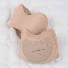 (a-Beige S 34 35) 1 Pair Thick Comfy Foot Pad Belly Ballet Dance Toe Pad Practice Shoes Foot Dance Socks Gaiters High-heeled shoe Pad FX20