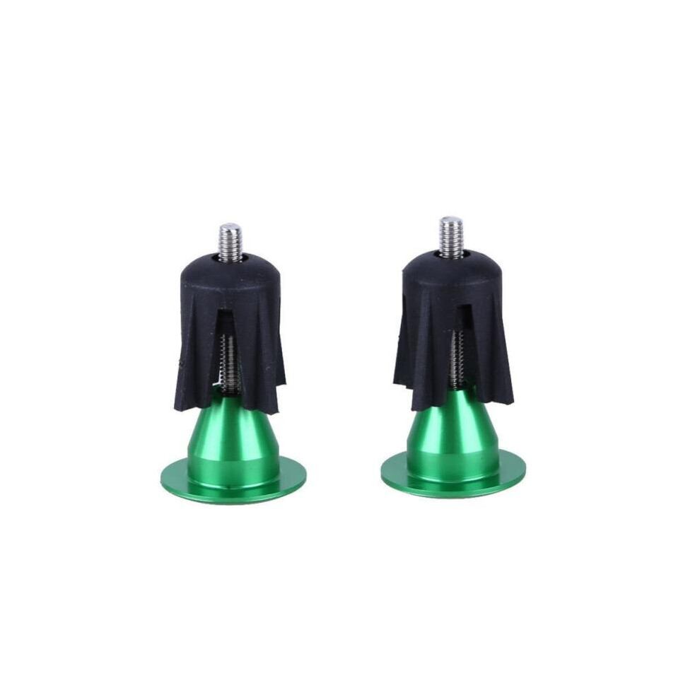 Photos - Grip & Bar End  1 Pair Bike Grip Handle Bar End Cap Aluminium Alloy MTB Handlebar Grips Plugs Cap For Bicycle Handlebar Bike Acces(a-Green)