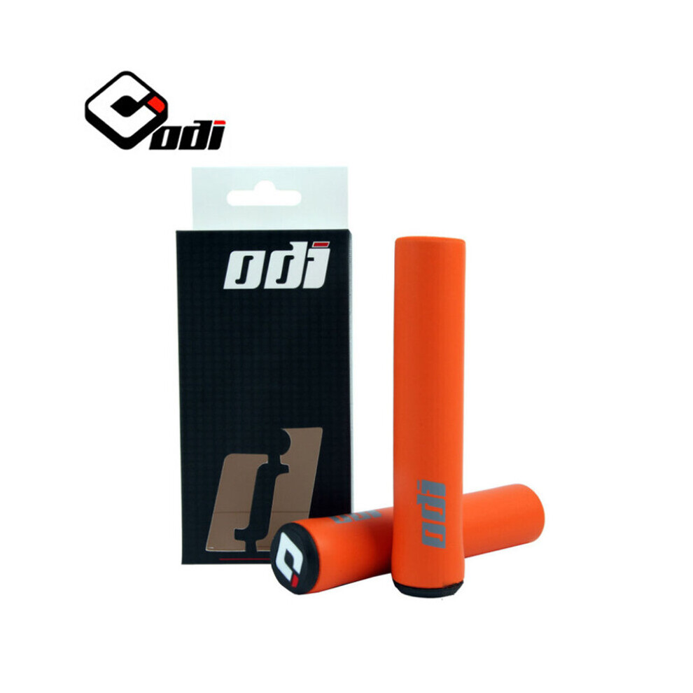 Dechoicelife (A-Grip M2-) Odi Bike Grips Mtb Bicycle Grip Mountain Bike Handlebar Cuff Lock On Non-Slip Mtb Cuff Bike Handle Bar Cover Bicycle Accessories Orange