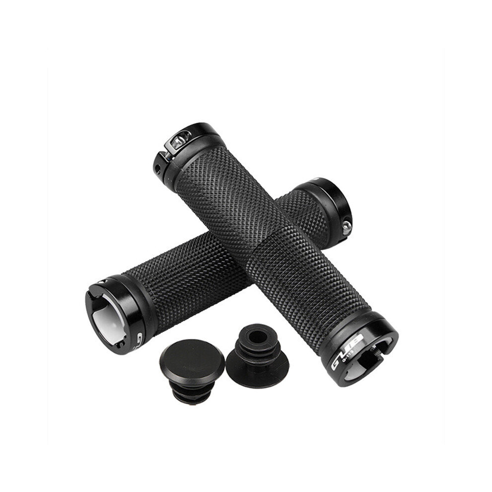 Photos - Grip & Bar End  GUB Cycling Lockable Handle Grip For Bicycle MTB Road Bike Handlebar Bicycle Grip Bike Aluminum Alloy + Rubber(a-Black)