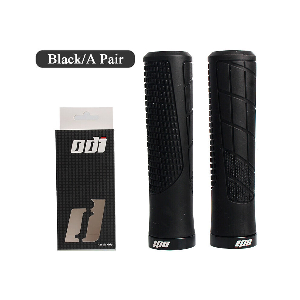 Photos - Grip & Bar End ODI MTB Bike Grips Bicycle Grips Lock on Mountain Bike Handlebar Cover BMX MTB Handle Cuff Non-slip Mtb Cu(a-Grip M1-Black)