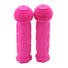 (a-rose red) Child Children Kid Kids Bike Bicycle Tricycle Skateboard Scooter Rubber Grip Handle Handlebar Grips Anti-skid Colorful Blue Red