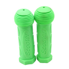 (a-green) Child Children Kid Kids Bike Bicycle Tricycle Skateboard Scooter Rubber Grip Handle Handlebar Grips Anti-skid Colorful Blue Red