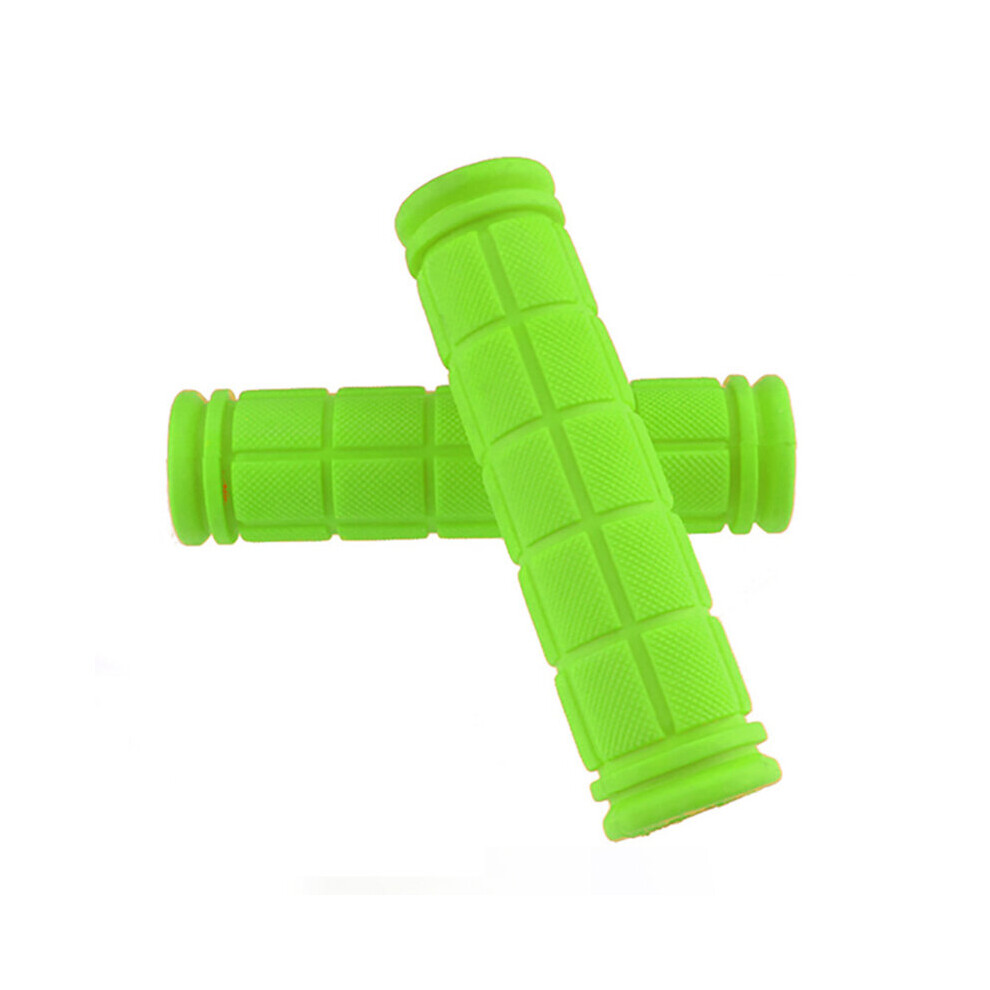 Photos - Grip & Bar End  1 Pair Rubber Bike Bicycle Handle Bar Grips Anti-slip Waterproof Tricycle Scooter Handlebar For Kids Child Cycl(a-07 green)