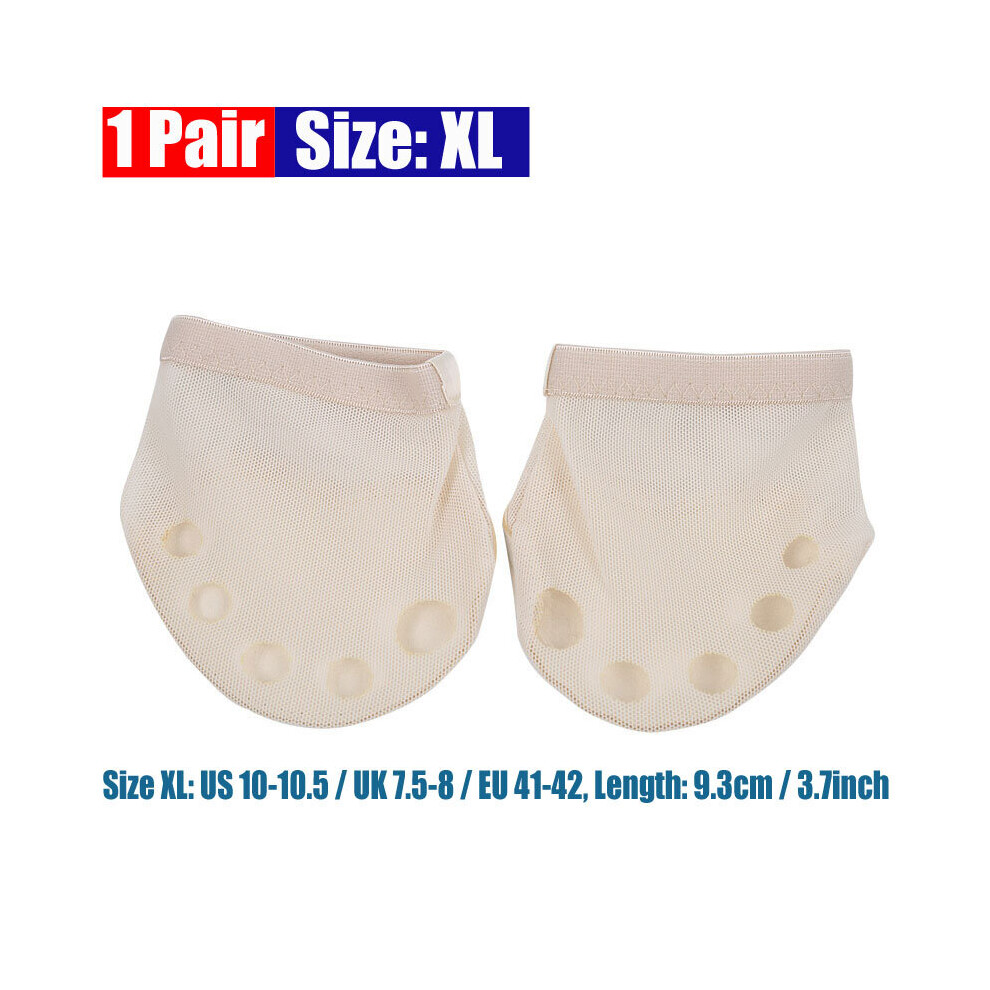 Dechoicelife (A-Xl) 1Pair Ballet Dance Toe Pad, Dancing Practice Shoes Foot Thongs Dance Paws Sole, Metatarsal Pads, Ball Of Foot Cushions