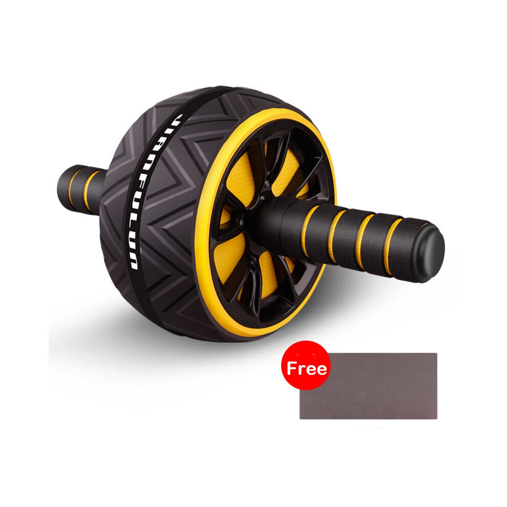 Photos - Ab Wheel  AB Roller for Abs Workout Core Workouts, Ab Roller Wheel Machine Thin Waist Abdominal Muscle Movement, Ab Exercis(a-Yellow)