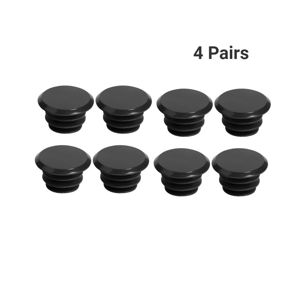 Photos - Other Steering Components  1-10pairs Bicycle Handlebar Plugs Bike Grip Handle Bar End Cap Plastic Mountain Bike Grips Covers Bicycle H(a-4 Pair Black)