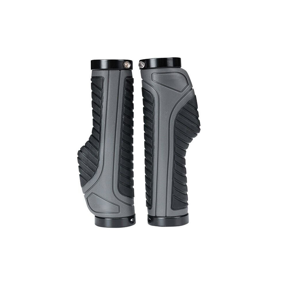 Photos - Grip & Bar End  ROCKBROS Bicycle Grips MTB Road Bike Handbar Grips Bilateral Lock Non-slip Handlebar Cover BMX Handle Gri(a-Ergonomic gray)
