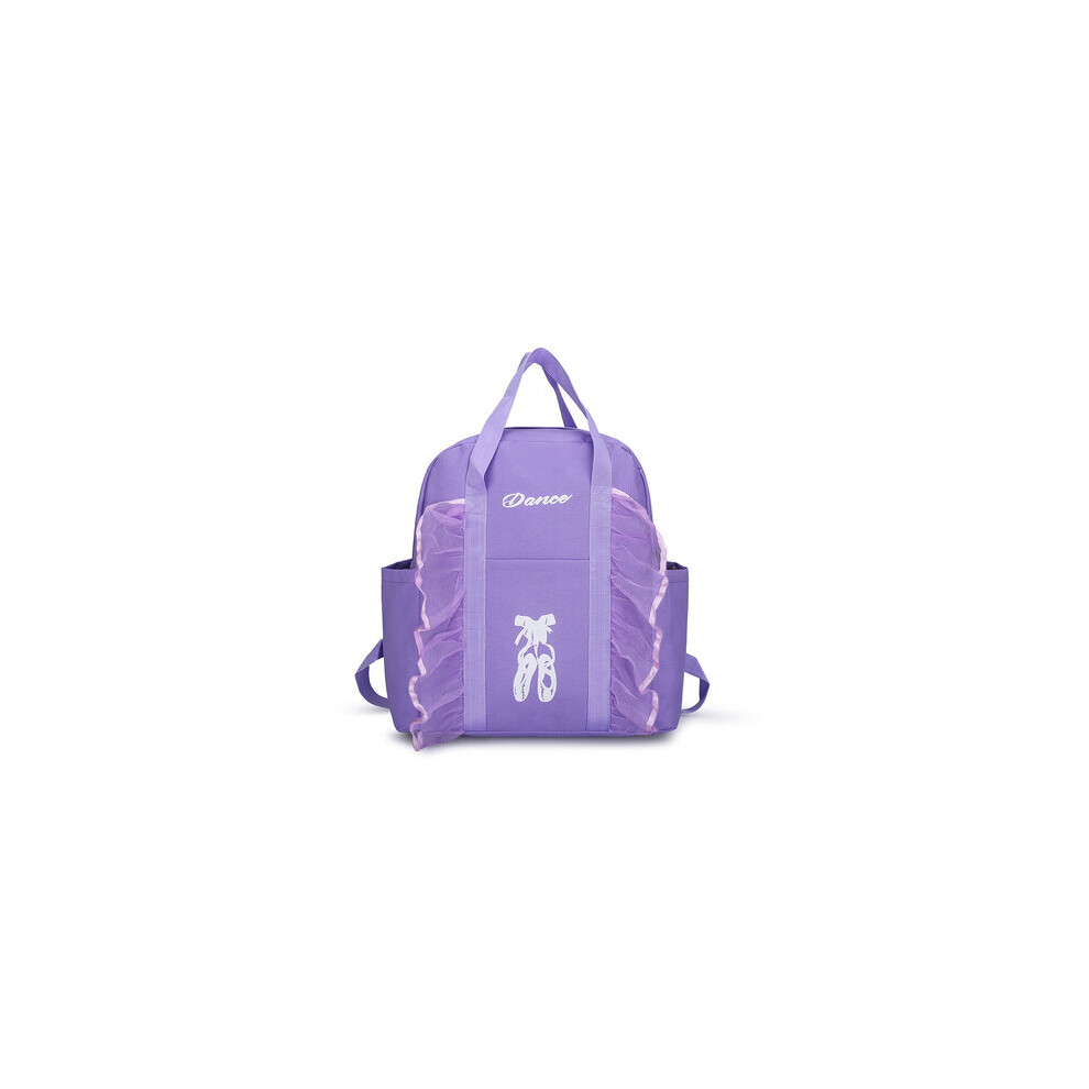 (a-C) Student School Gym Backpack Toe Shoes Printing Shoulder Bag For Girls Pink Purple Ballet Dance Package High Quality Waterproof-image-OPC-PBVBXSC-NEW