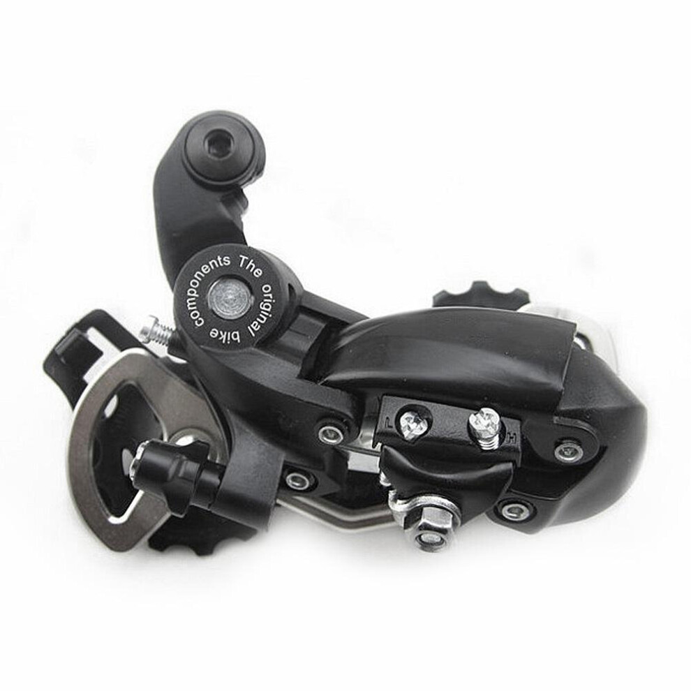 (a-Black) RD TX35 Mountain Bike 6/7/8 Speed Rear Derailleur MTB Bicycle Mount MTB Transmission Shift Levers Rear Mech Accessories