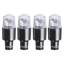 (a-4pcs) 4Pcs Bike Light LED Flash Wheel Tire Valve Cap Car Lights Tire Lamp For Car Motorcycle Bicycle Lights Bicycle Accessories