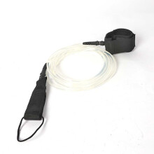 (a-White) Ankle Strap Stand Up Paddle Surfboard Leash Surf Safety Lanyard Foot Rope Surfing Accessories Water Sports