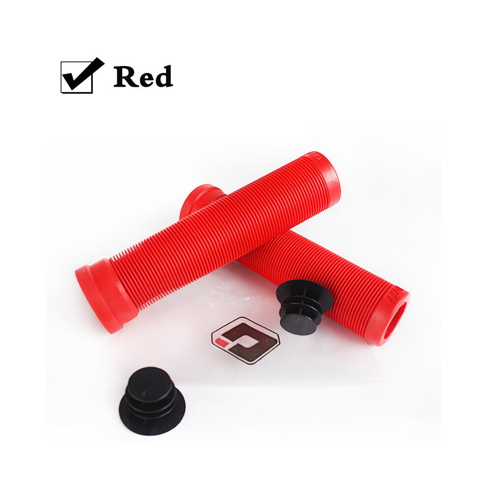 Photos - Grip & Bar End  ODI Bicycle Handles Soft Silicone MTB Cuffs 22.2mm Mountain Bike Grips Non-slip Bicycle Handlebar Grips with(a-Model 3-Red)