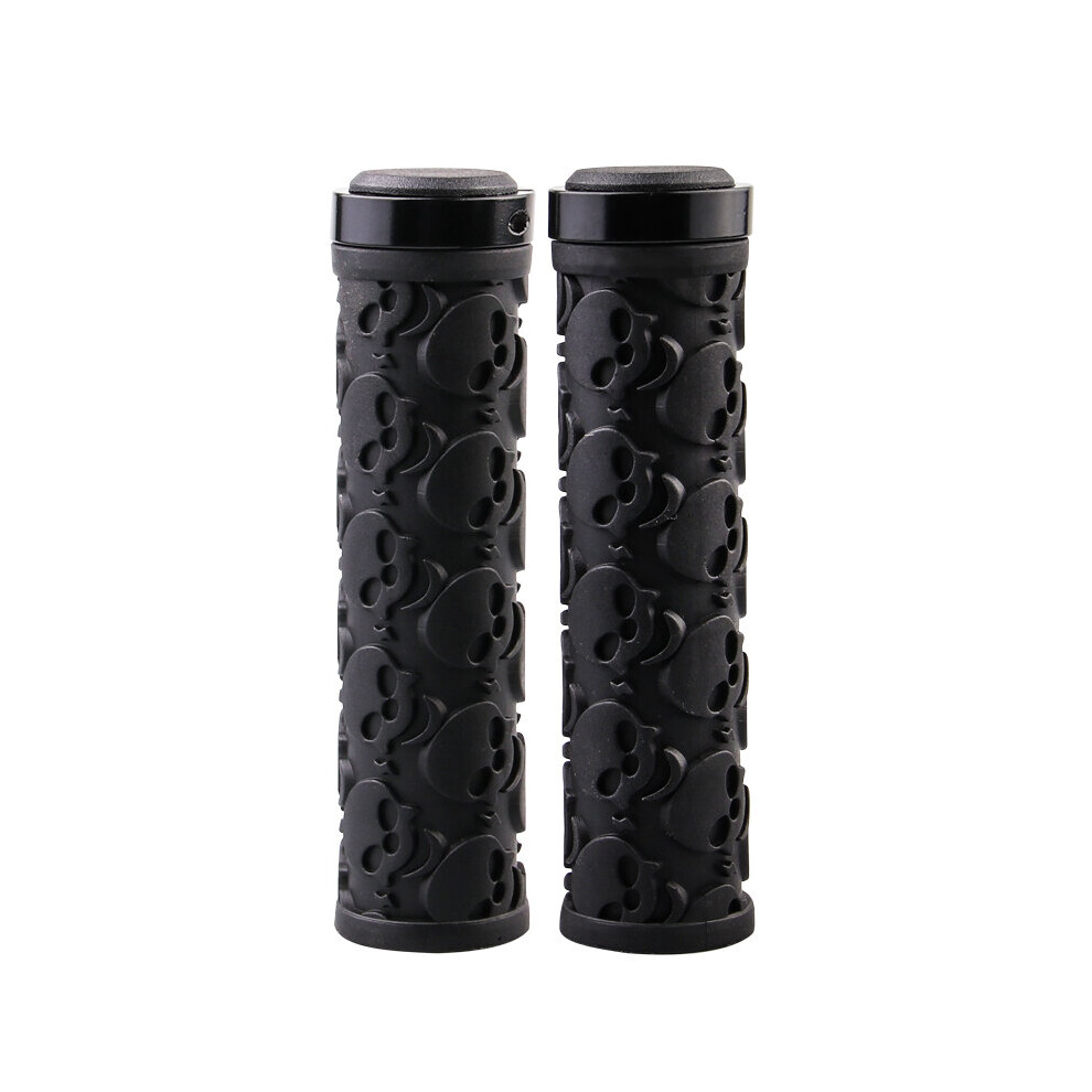 Photos - Grip & Bar End  New Soft Rubber Anti-oxidant Mountain Bike Handlebar Cover with Handlebar Plug Bicycle Accessories Bike Handle Bar(a-black)