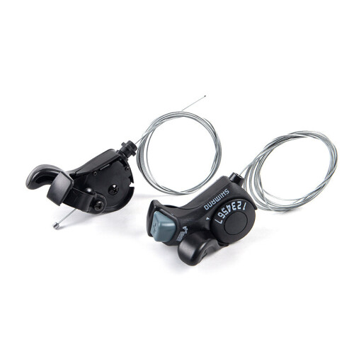 (a-A) Shift Lever Bicycle Derailleur 3x7Speed Trigger Shift Mountain Bike Transmission 2