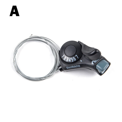 (a-A) Shift Lever Bicycle Derailleur 3x7Speed Trigger Shift Mountain Bike Transmission