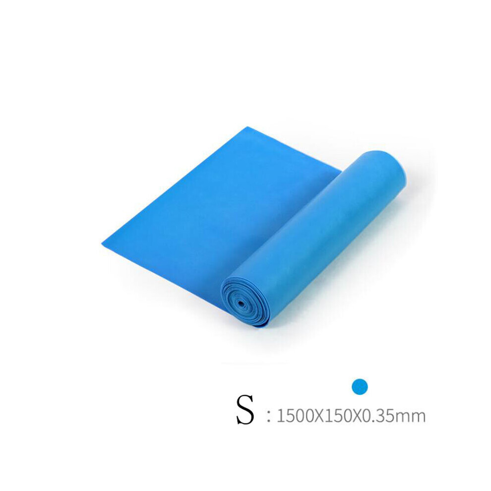 Dechoicelife (A- S) Yoga Resistance Band Exercise Fitness Tension Band Pilates Stretching Exercise Physical Therapy Tension Band At Home Workout Blue