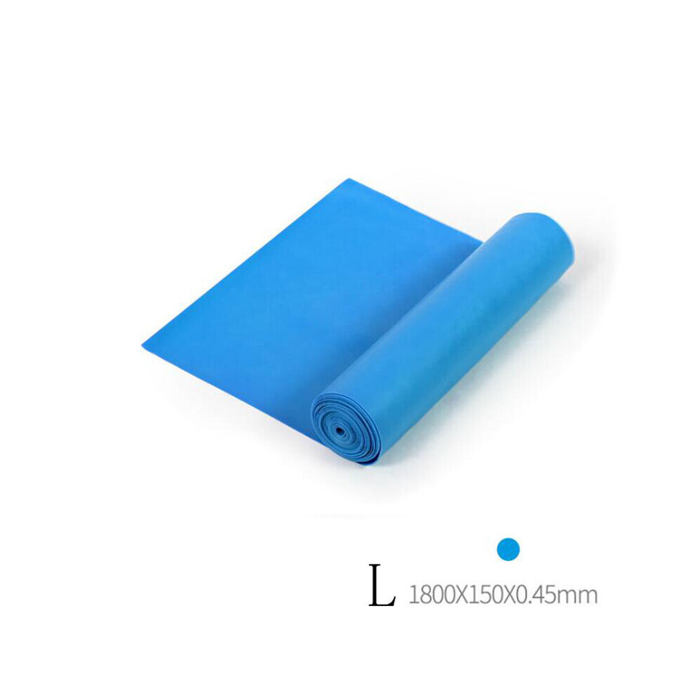 (a-Blue L) Yoga Resistance Band Exercise Fitness Tension Band Pilates Stretching Exercise Physical Therapy Tension Band At Home Workout