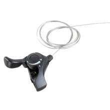(a-Left) 1 Pair 3x7 Speed Thumb Gear Shifter Levers for Moutain Bike Combo with Inner Shifts Cables Bicycle Accessories WHStore