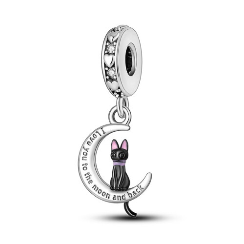 (a-KTC435) 925 Sterling Silver Pink Ballet Skates Shoes Pendant Heart Charms Fit Original Pandora Necklace Bracelet Jewelry Making Women