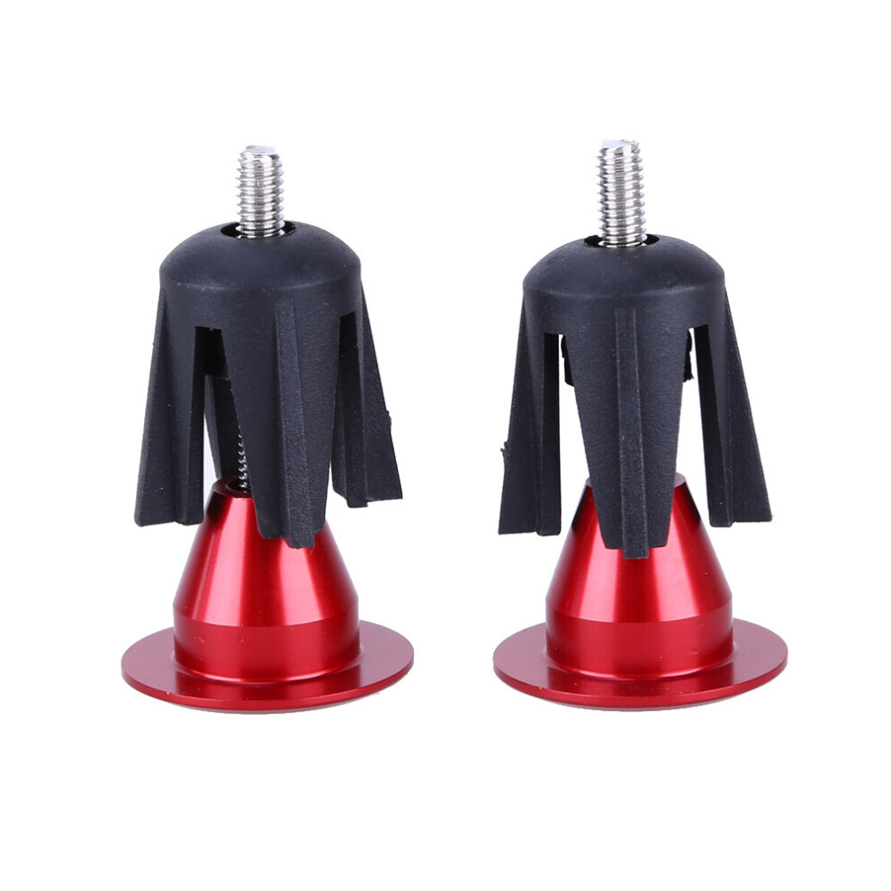 Photos - Grip & Bar End  1 Pair Cycling Bicycle Handlebar Cap Bicycle Grips Alloy Aluminum Bike Handle Bar Grips End Plugs Bicycle Parts Acce(a-Red)