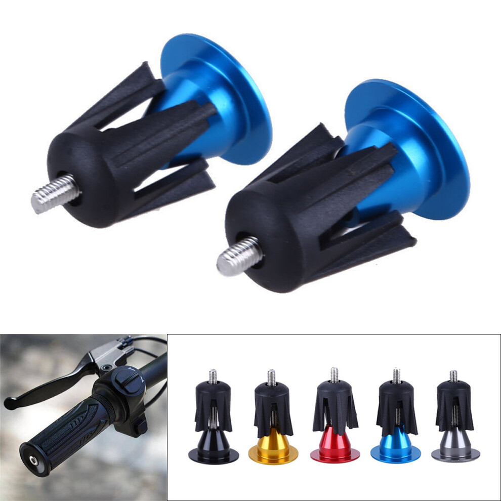 Photos - Grip & Bar End  2Pcs/set Bicycle Grip Handlebar End Cap Lock MTB Mountain Handle Bar Grips for Bike MTB Grip Handle Bar Handlebar(a-Black)