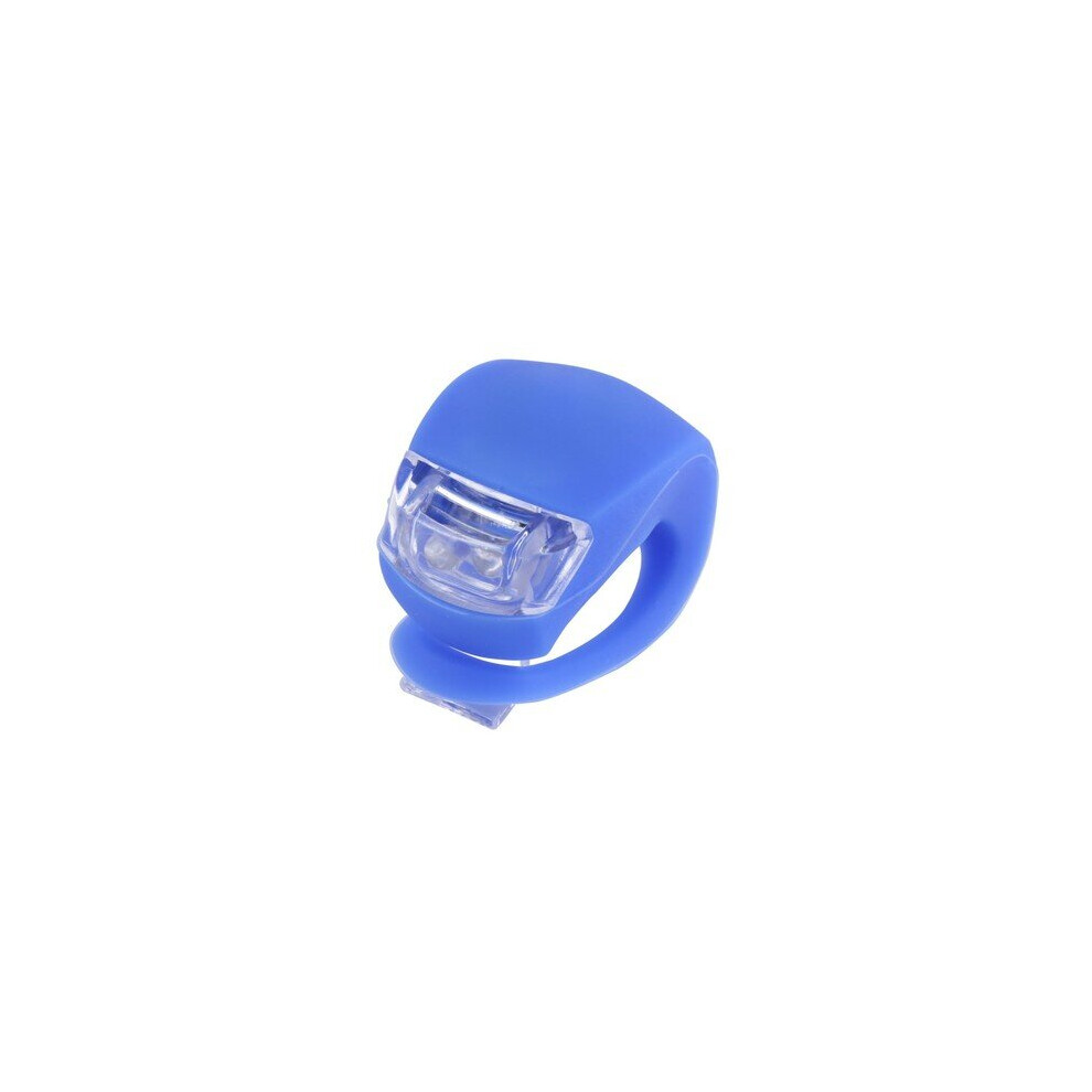 Photos - Climbing Gear  Bicycle Front Light Silicone LED Head Front Rear Wheel Bike Light Waterproof Cycling With Battery Bicycle Accessori(a-blue)