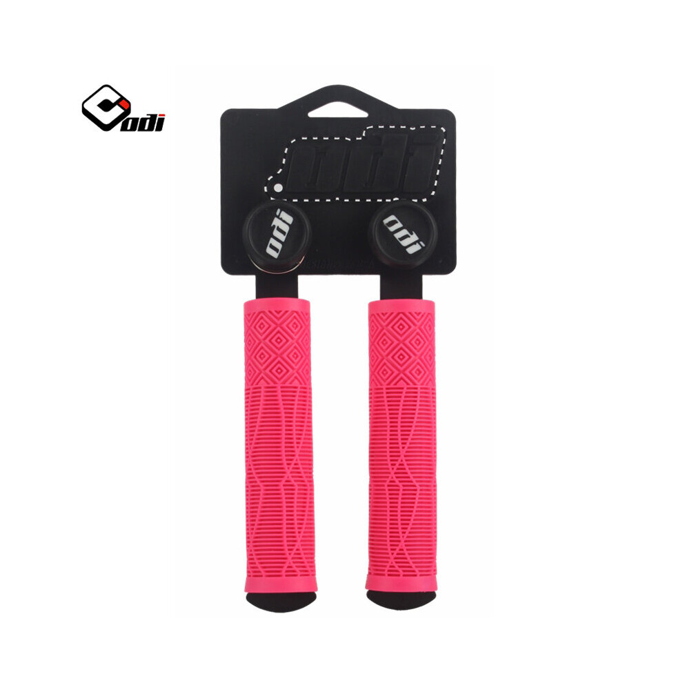 Photos - Grip & Bar End  ODI Silicone Grips Bike Handlebar Grips Non Slip Shock Absorber Bike Handle Bar Cuff Bicycle Handle Cover XC(a-Model1-Pink)