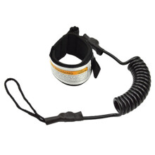 (a-Green) Rowing Boat Elastic Paddle Leash Kayak Accessories Kayak Canoe Safety Fishing Rod Surfboard Surfing Coiled Lanyard Cord Tie Rope