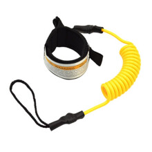 (a-Red) Rowing Boat Elastic Paddle Leash Kayak Accessories Kayak Canoe Safety Fishing Rod Surfboard Surfing Coiled Lanyard Cord Tie Rope