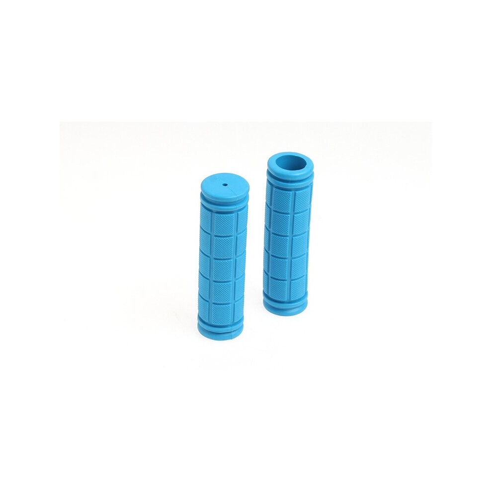 Photos - Grip & Bar End  Rubber Bike Handlebar Grips Cover Mountain Bicycle Handles Anti-skid Bicycles Bar Grips Fixed Gear Bicycle Part(a-Sky blue)