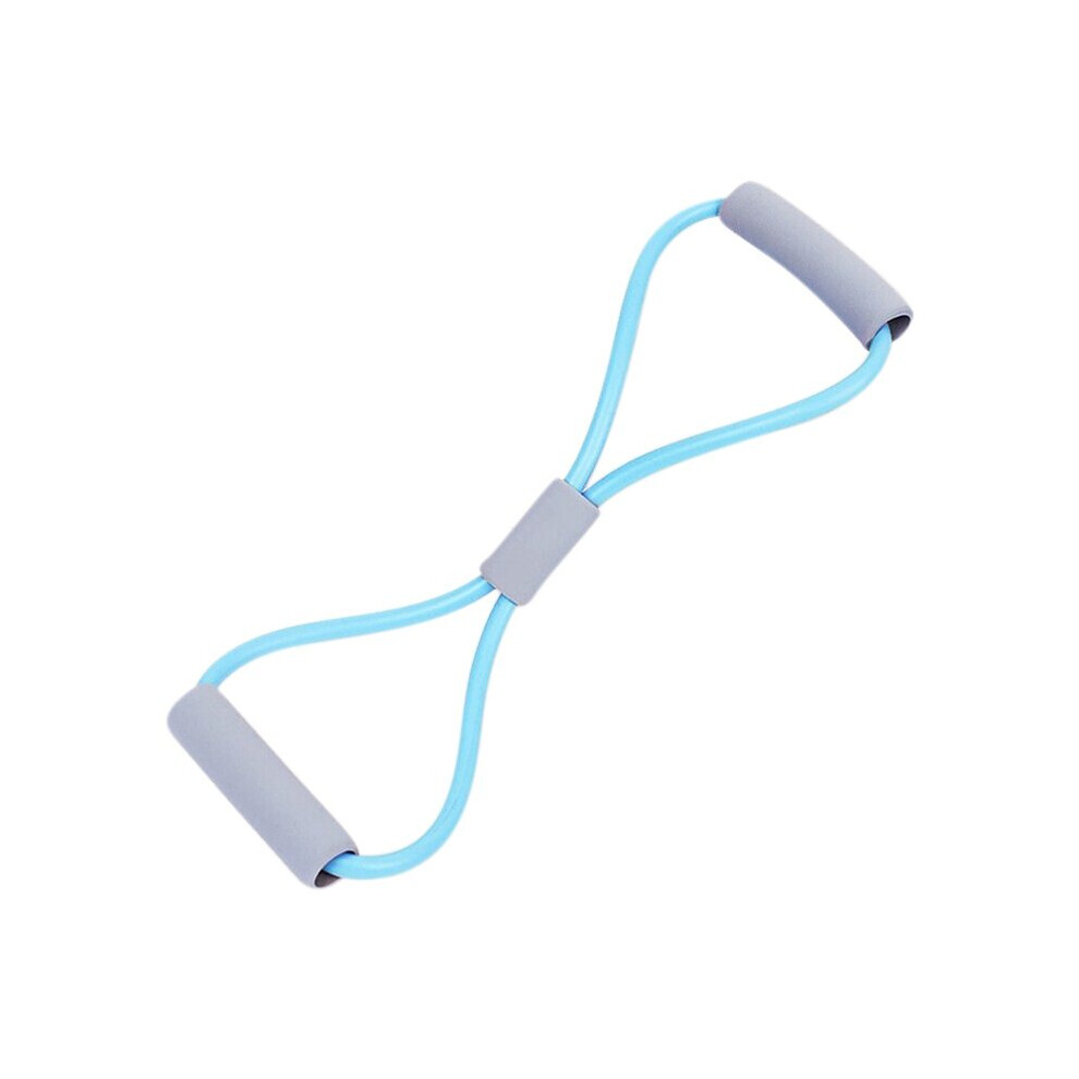 Dechoicelife (A-D) Yoga Resistance Exercise Bands Gym Fitness Equipment Pull Rope 8 Word Chest Expander Elastic Muscle Training Tubing Tension Rope