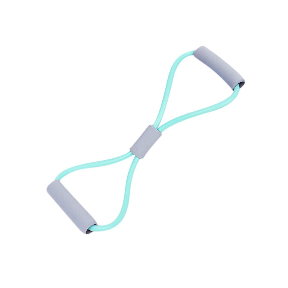 Dechoicelife (A-B) Yoga Resistance Exercise Bands Gym Fitness Equipment Pull Rope 8 Word Chest Expander Elastic Muscle Training Tubing Tension Rope