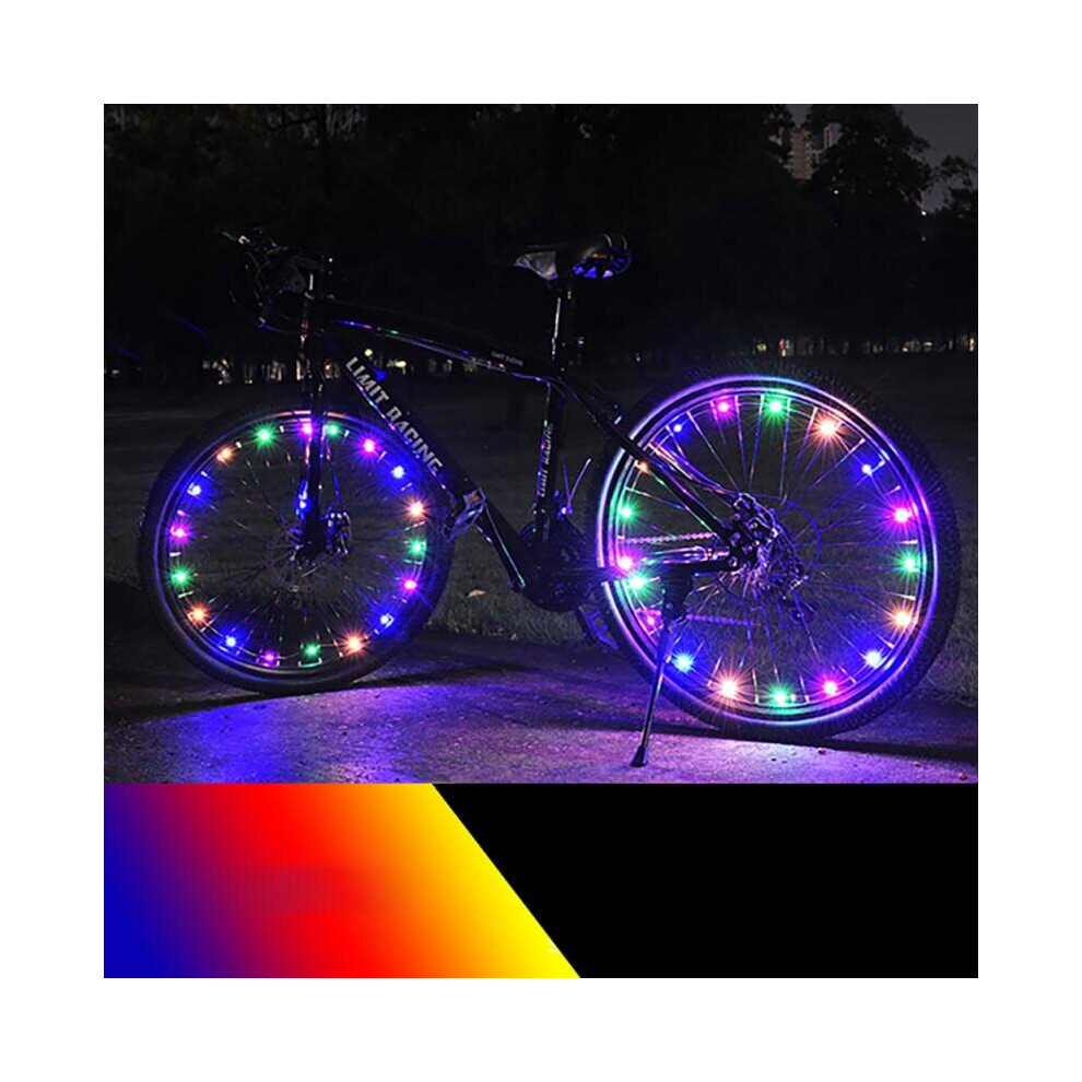 Photos - Climbing Gear  New 20 Lamp Beads Bicycle Spoke Lights Hot Wheels Night Riding Bicycle Lights Night Running Lights Highlight LED(a-Yellow)