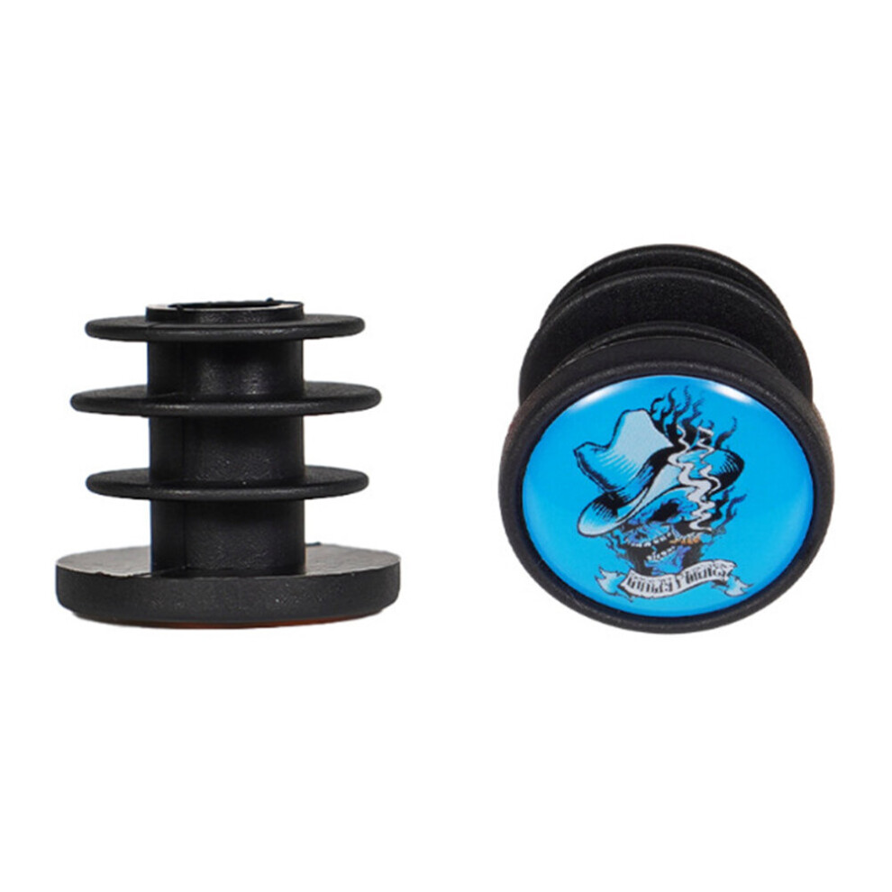 Photos - Grip & Bar End  1 Pair Mountain Road Folding Bike Handle Bar End Stoppers Caps Plastic Bicycle Handlebar Grips Plugs Cover Cycling(a-Blue)