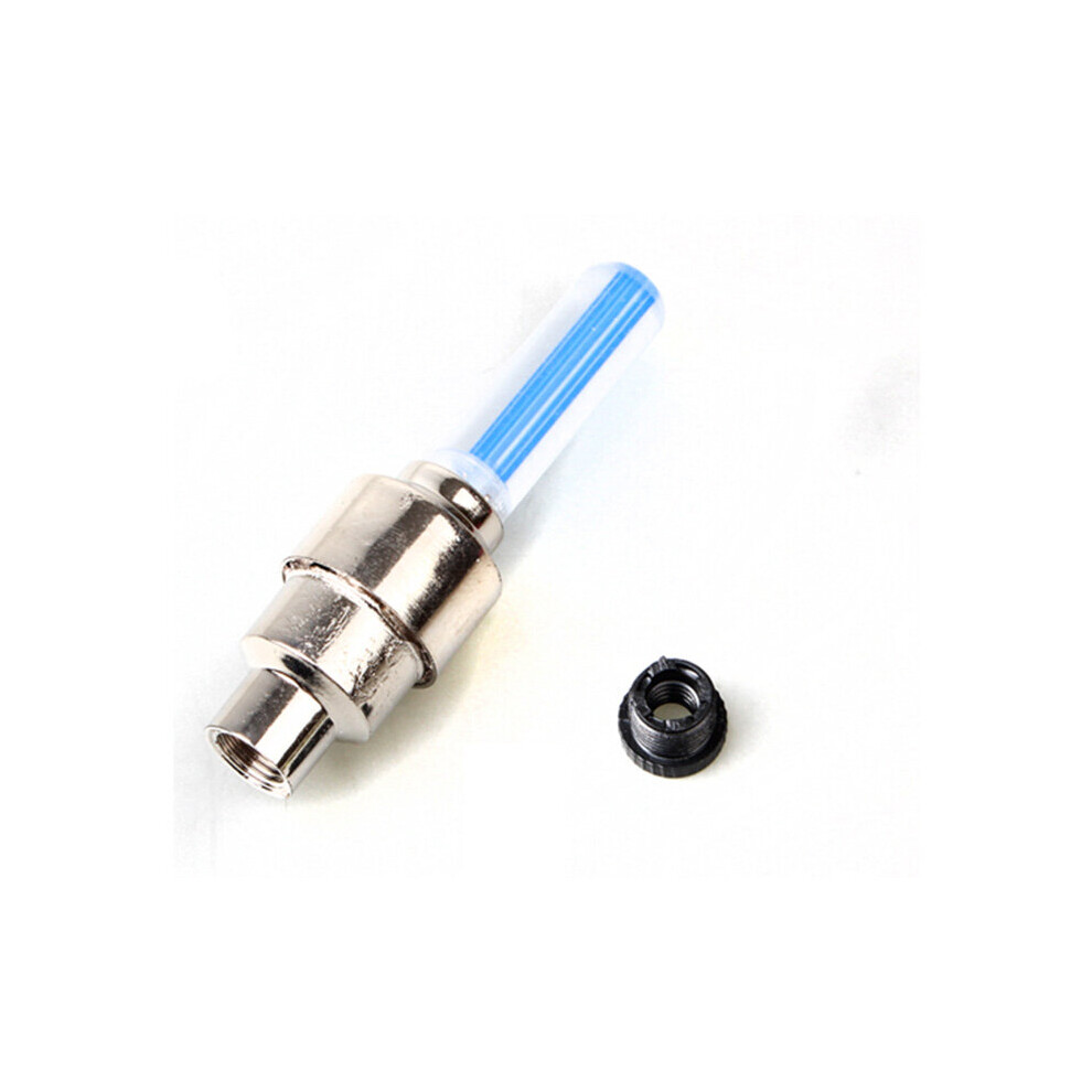 (A-) 2Pcs Neon Lights Tyre Wheel Valve Cap Led Flash Car Tire Valve Caps Air Cover Tire Rim Valve Wheel Stem Cap Bike Red/Light 4854615638303