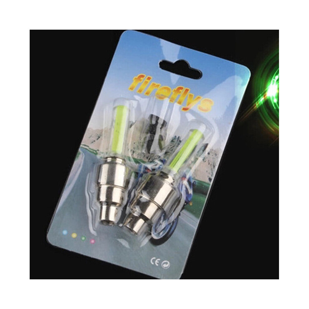(A-) 2Pcs Neon Lights Tyre Wheel Valve Cap Led Flash Car Tire Valve Caps Air Cover Tire Rim Valve Wheel Stem Cap Bike Purple/Light 4854615638297