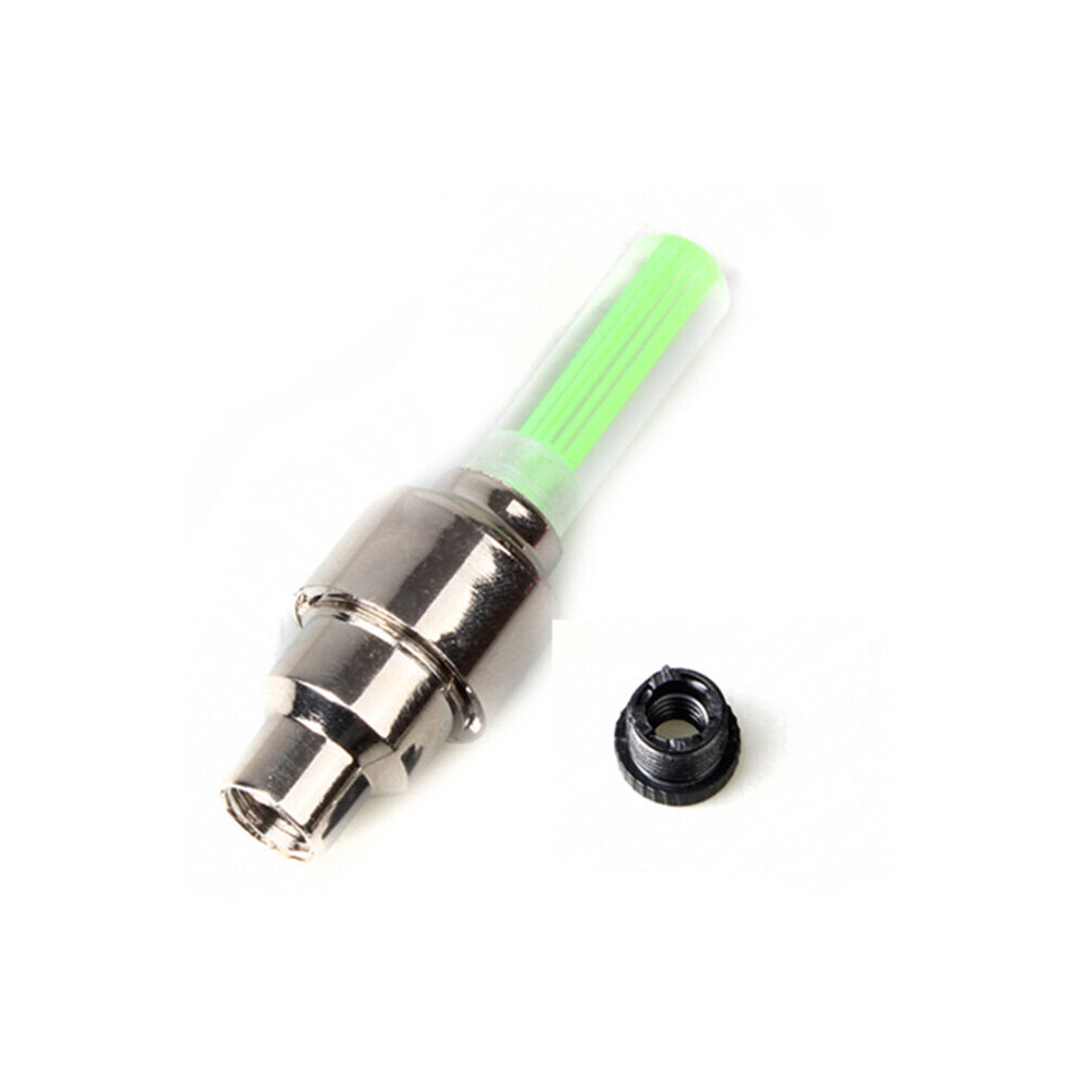 (A-1Pc) 2Pcs Neon S Tyre Wheel Valve Cap Led Flash Car Tire Valve Caps Air Cover Tire Rim Valve Wheel Stem Cap Bike Light 4854615650800