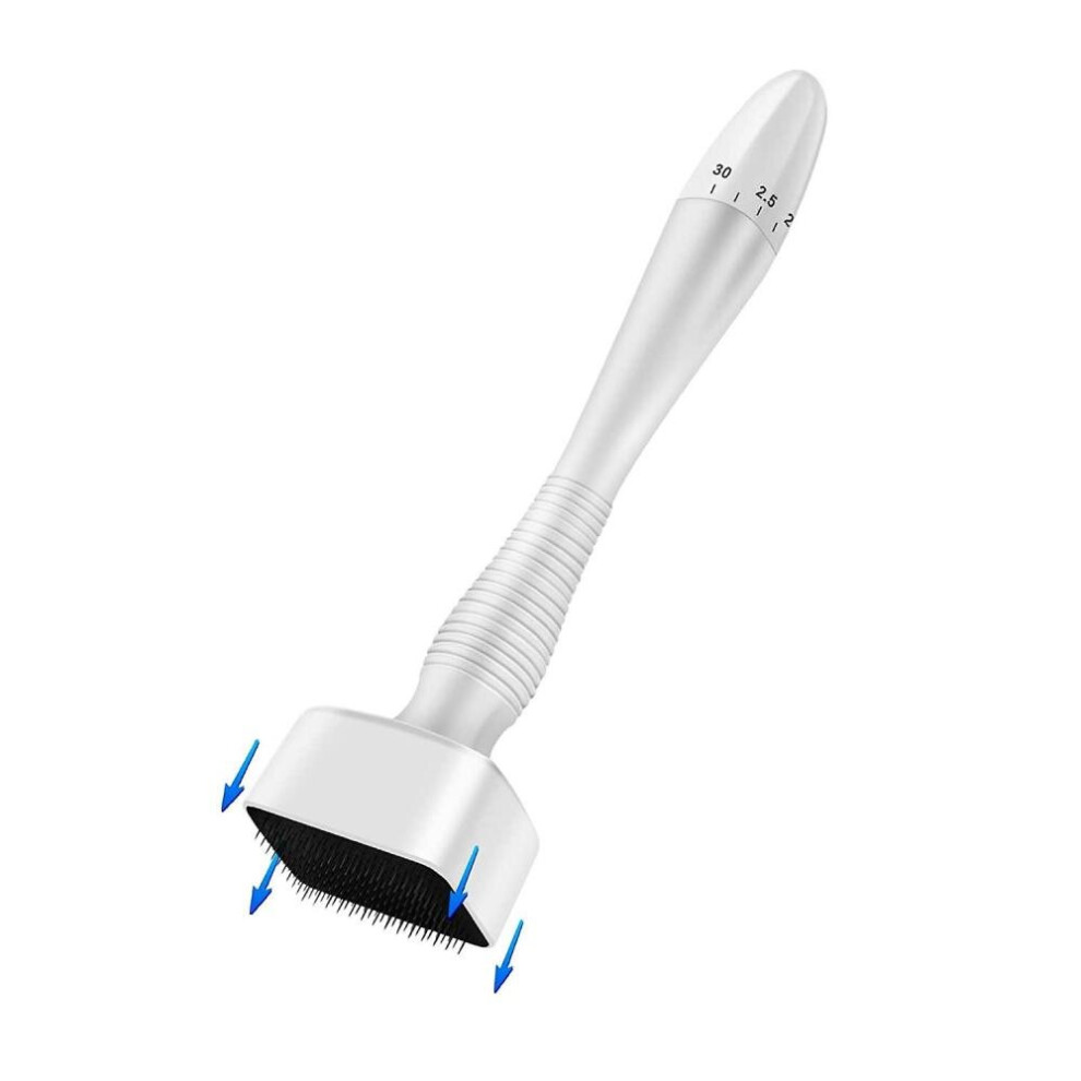Adjustable Microneedle Derma Stamp For Face Skin Acne Scar Repair And Hair Growth - Microneedling Derma Roller Pen Tool